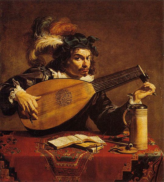 Theodoor Rombouts Lute Player